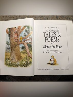 The Complete Tales & Poems of Winnie-the-Pooh 1997 Hardback Book Beautiful Art